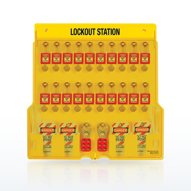 Master Lock 1484BP410 Zenex 20-Lock Padlock Station