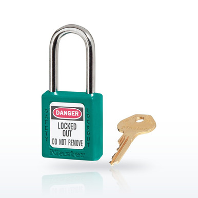 Master Lock 410TEAL 410 Zenex Thermoplastic Safety Padlock