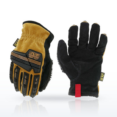 Mechanix Wear LDMPLT-X75-011 M-Pact Driver Leather Impact Gloves, ANSI A4