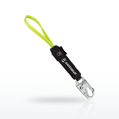Safewaze FS8800SP-L D-ring Extenders, 20" Energy Absorber: Soft Loop, Snap Hook