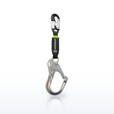 Safewaze 021-2075 20" Web Restraint Lanyard: Aluminum Snap Hook