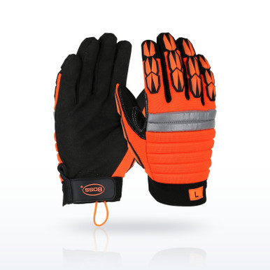 Boss 1JM400 High Dexterity Gloves, Miners' Mechanic Synthetic Leather Palm