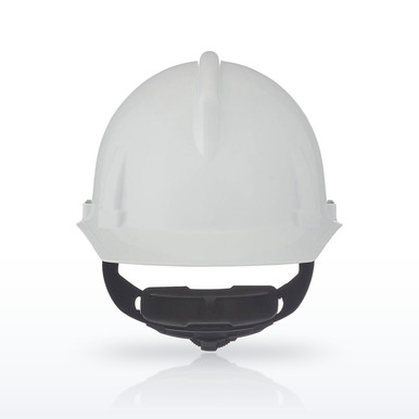 MSA 475385 TopGard Polycarbonate Cap Style Hard Hat, Fas-Trac Ratchet, White
