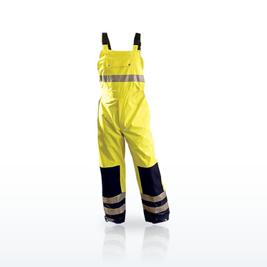 OccuNomix LUX-TENBIB-Y Hi-Vis Rain Gear, LUX-TENBIB Class E Hi-Vis Breathable