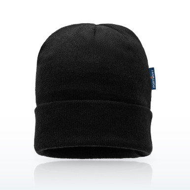 Portwest B013 Hard Hat Winter Liners, Knit Hat Insulatex Lined