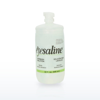 Eyesaline 32-000455-0000-H5 Eyewash Stations, 32 oz Bottle Sterile Eyewash
