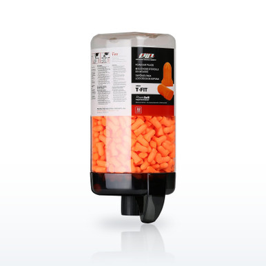 PIP 267-HPDR510-500 Earplugs, Prefilled Mega T-Fit Ear Plug Refill Canister