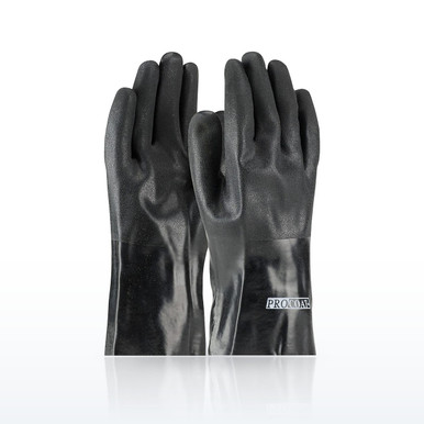 Assurance 58-8030DD Chemical Resistant Gloves, PVC Coated, 12" Length