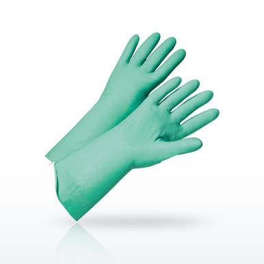 PIP PosiGrip 52N104 Chemical Resistant Gloves, Nitrile Coated, Flock Lined