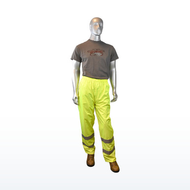 Radians RW10-ES1Y Hi-Vis Rain Gear, Lightweight Rain Pants