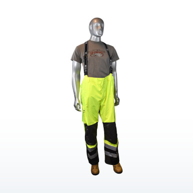 Radians RW32-EZ1Y Hi-Vis Rain Gear, Heavy Duty Rip Stop Waterproof & Breathable