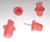 Red Plugs for Biesse, Komo, Northwood and many more tables - Pack of 100
