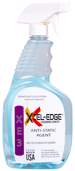 1 Liter Bottle XCEL-EDGE XE3 ANTI-STATIC AND COOLING AGENT EDGEBANDING CHEMICAL