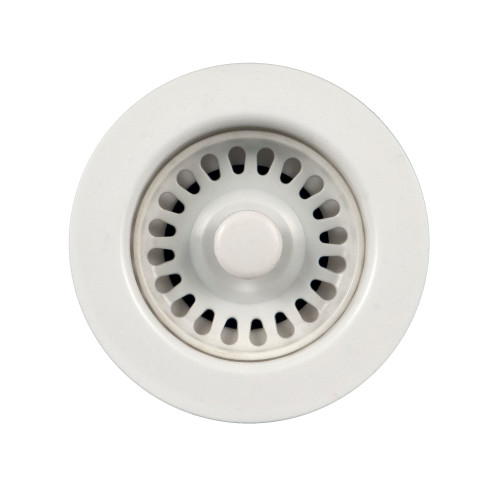 3 1/2" 3.5" Color Basket Strainer in Polar White