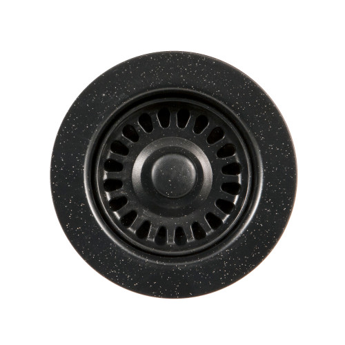 3 1/2" 3.5" Color Basket Strainer in Granite Black