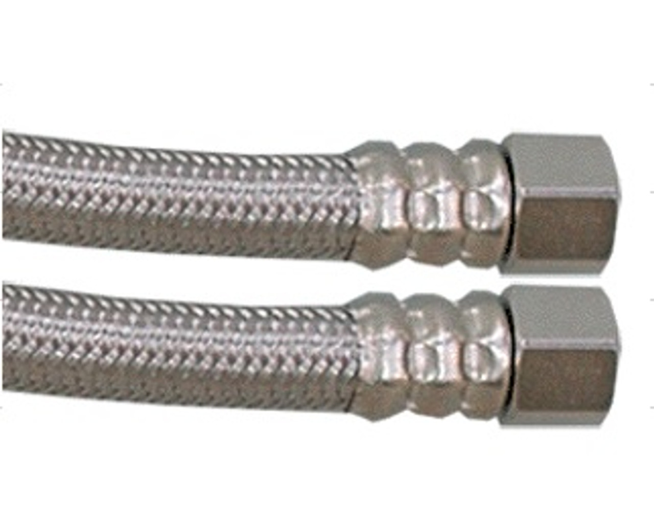 3/8c x 3/8c BRAIDED STAINLESS STEEL HOSE