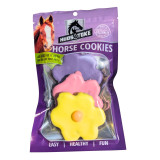 Fancy Flowers Horse Treats 3 Pack - Horse Cookies (back view) — Australian made horse treats by Huds and Toke