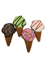 Little ICE Cream Cookies - DOG Treats (back view), Australian made dog treats by Huds and Toke