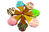 Little ICE Cream Cookies - DOG Treats (close-up) — Australian made dog treats by Huds and Toke