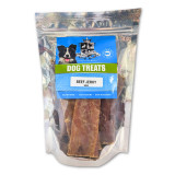 Beef Jerky - DOG Treats (close-up) — Australian made dog treats by Huds and Toke