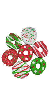Christmas Horse Treat Gift BOX - Mini Donut 4Pce (close-up), Australian made horse treats by Huds and Toke