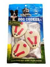 Cotton Tail Bunny Easter DOG Cookies DOG Treats (back view) — Australian made dog treats by Huds and Toke