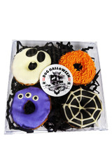 Limited Edition - Halloween Little Doggy Donut - Dog Gift Box - Dog Treats (close-up) — Australian made by Huds and Toke
