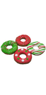 Christmas Horse Treat Pony Donut 2Pce (back view), Australian made horse treats by Huds and Toke