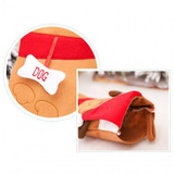 DOG Christmas Stocking - Cartoon Puppy - Brown AND White (packaging) — Australian made dog treats by Huds and Toke