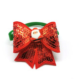 DOG AND CAT Christmas Sparkle Collar Bowtie (detail) — Australian made dog treats by Huds and Toke
