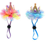 Princess Netting DOG Party HAT, Australian made dog treats by Huds and Toke
