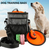 DOG Training Treat Pouch AND Training Pack (back view), Australian made dog treats by Huds and Toke