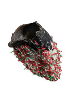 Christmas Twinkle Toes COW Hooves DOG Treats- 1pce (back view) — Australian made dog treats by Huds and Toke