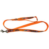 Orange DOT ART DOG Leads - Made IN Australia (back view) — Australian made dog treats by Huds and Toke