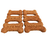 Naughty DOG Stamped Cookies - 200G - Peanut Butter Bone Cookies - DOG Treats — Australian made dog treats by Huds and Toke