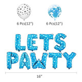 Dog Birthday Party Balloon Accessories Pack - Blue