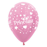 Pink Princess DOG Balloon 6 PCE, Australian made dog treats by Huds and Toke