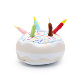 Soft DOG TOY – Happy Birthday Cake With Candles — Australian made dog treats by Huds and Toke
