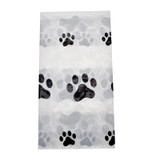 Purple AND Black Happy Birthday DOG PAW Print Party Bundle Balloons... (back view) — Australian made dog treats by Huds and T