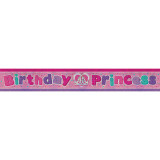 DOG OR CAT Birthday Princess Foil Banner, Australian made dog treats by Huds and Toke