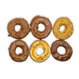 Pupkin Spice Doggie Doughnuts - Halloween Ghost BOX 6PK (packaging) — Australian made dog treats by Huds and Toke