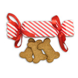 Christmas BON BON DOG Treat - With Turkey AND Cranberry Cookies 3Pce (packaging), Australian made by Huds and Toke
