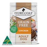 Ivory Coat Grain Free Adult ALL Breeds DRY DOG Food Chicken 13Kg — Australian made dog treats by Huds and Toke