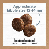 Ivory Coat Grain Free Adult ALL Breeds DRY DOG Food Lamb & Sardine 13Kg (back view), Australian made by Huds and Toke