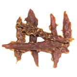 Duck Jerky - 500G - DOG Treats (close-up), Australian made dog treats by Huds and Toke