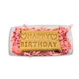 Dipped Happy Birthday Bone DOG Treat - Gift BOX, Australian made dog treats by Huds and Toke