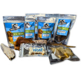 THE DOG Treat Taster Bundle (close-up), Australian made dog treats by Huds and Toke