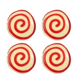 Candy Cane Swirl Christmas Cookie - 40Pce - Christmas DOG Treat, Australian made dog treats by Huds and Toke