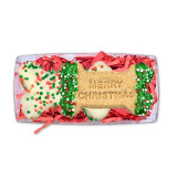 The Best Christmas Gift Bundle for Dogs (lifestyle), Australian made dog treats by Huds and Toke