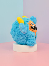 Crazy Monster Face DOG TOY With Ball - 1Pce (back view), Australian made dog treats by Huds and Toke